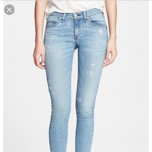 Rag & Bone 'The Skinny' Distressed Jeans 26